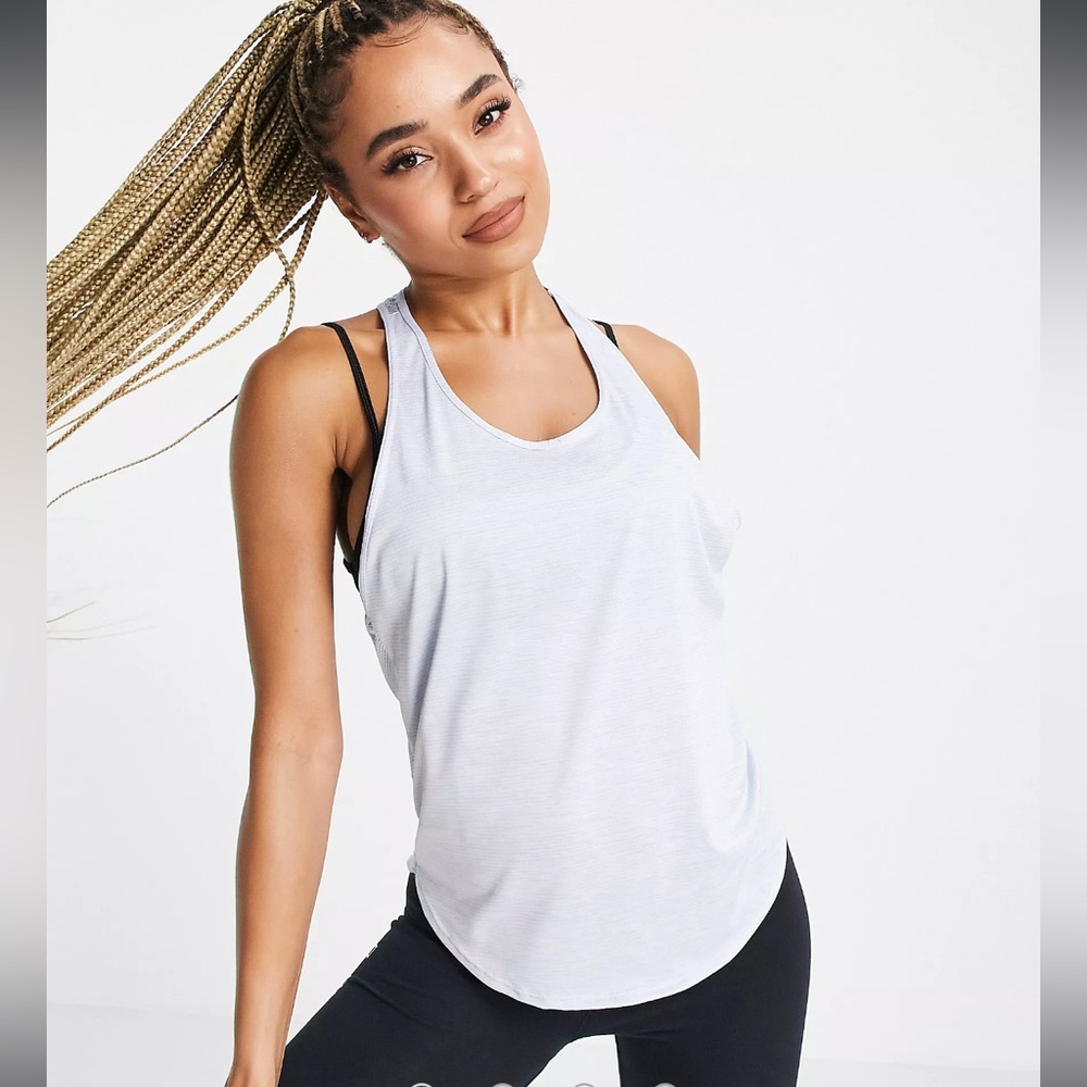 Under Armour Training Tech Vent Tank Top in Light Blue Size XS